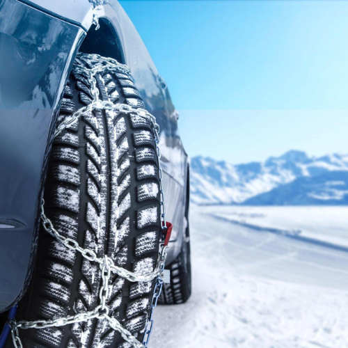Winter's Stealth Weapon: Dominating Roads with Snow Tire Chains